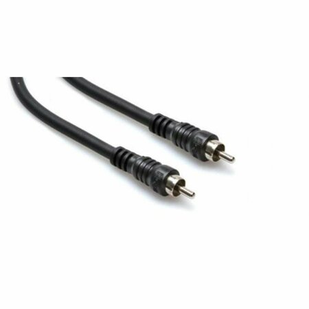 MAXPOWER Hosa Technology 3 ft. Unbalanced Interconnect Cable - Nickel-Plated Plugs RCA to Same MA2519037